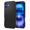 Etui Spigen Liquid Air do iPhone 16 – Czarny Matowy (Matte Black)